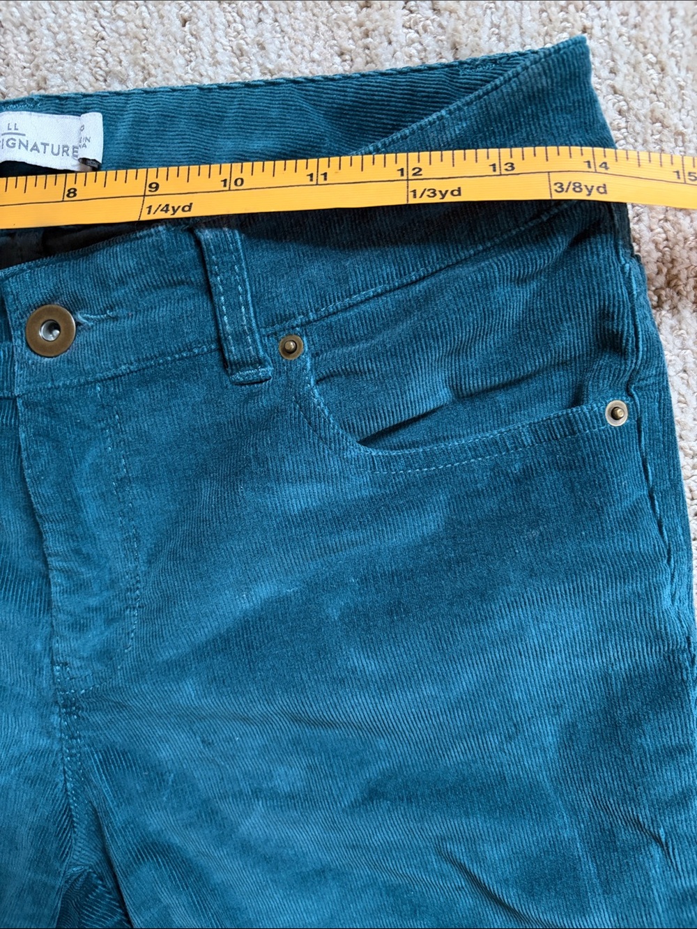 L.L. Bean Teal Corduroy Pants